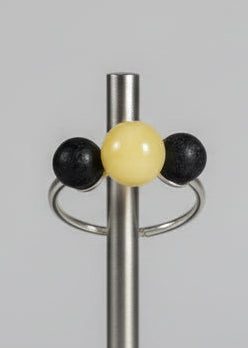 Schöner Ring Bernstein modern