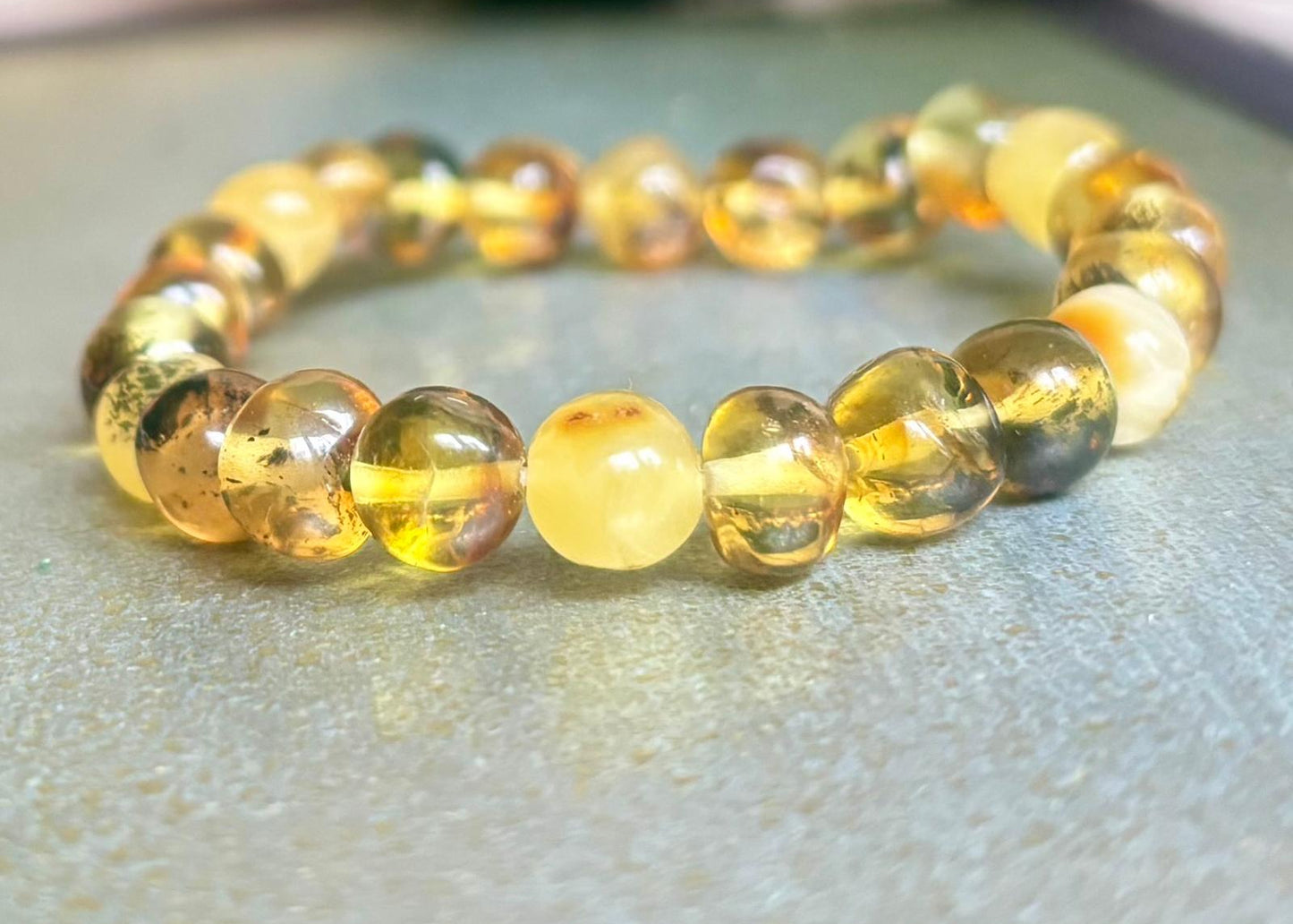 Schöne Armband in Gelb-Grün