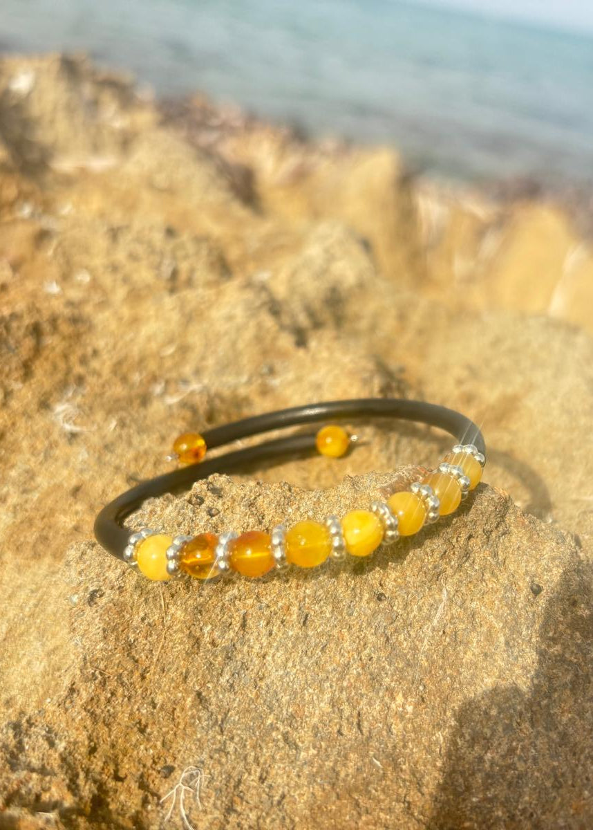 MinAmber Wickelband Bernstein Unisex