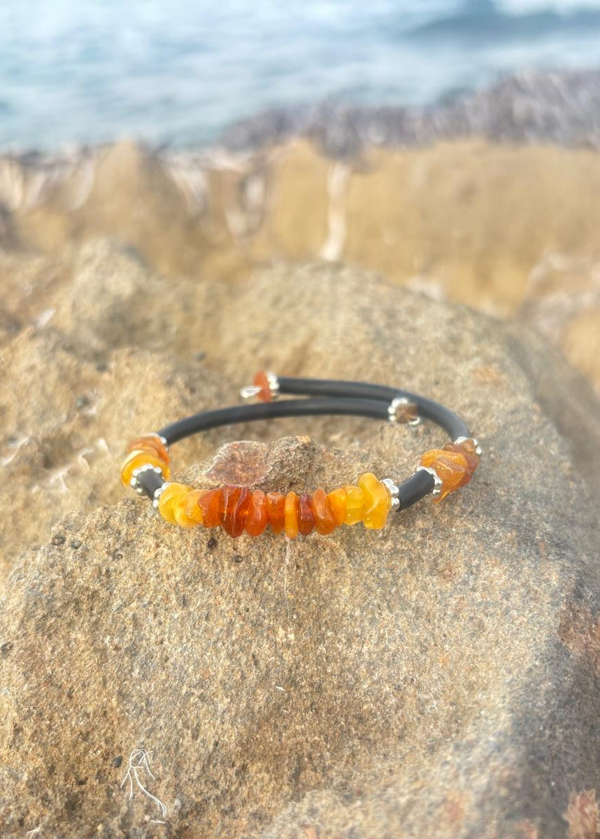 MinAmber Wickelband Bernstein Unisex