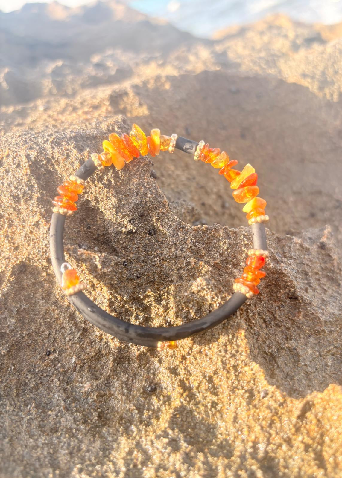 MinAmber Wickelband Bernstein Unisex