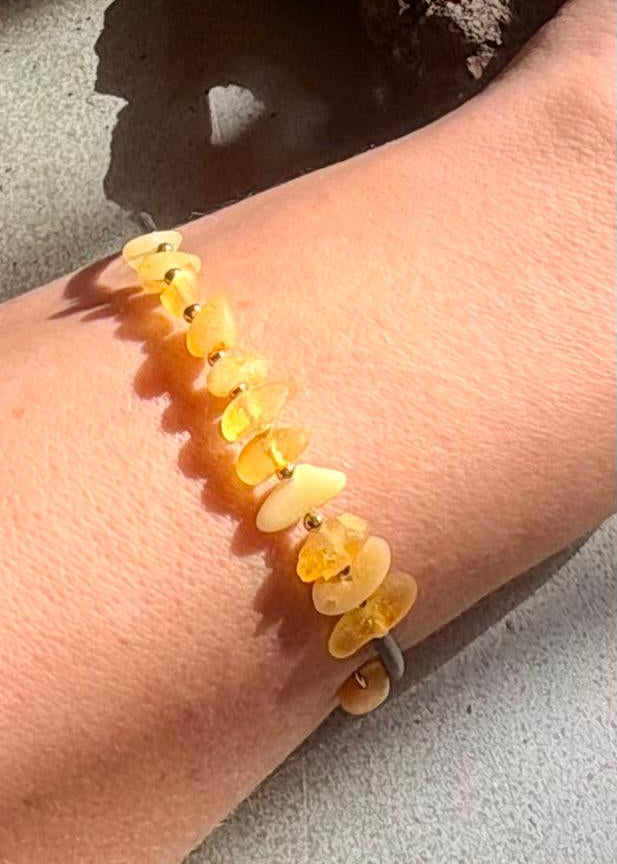 Moderner Bernstein Armreif