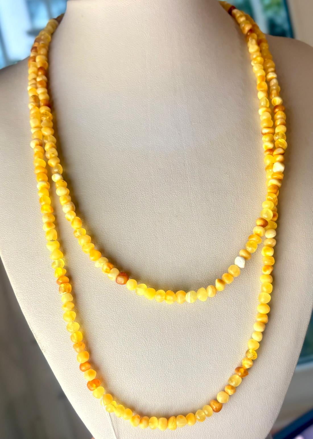 Schöne Lange Bernsteinkette