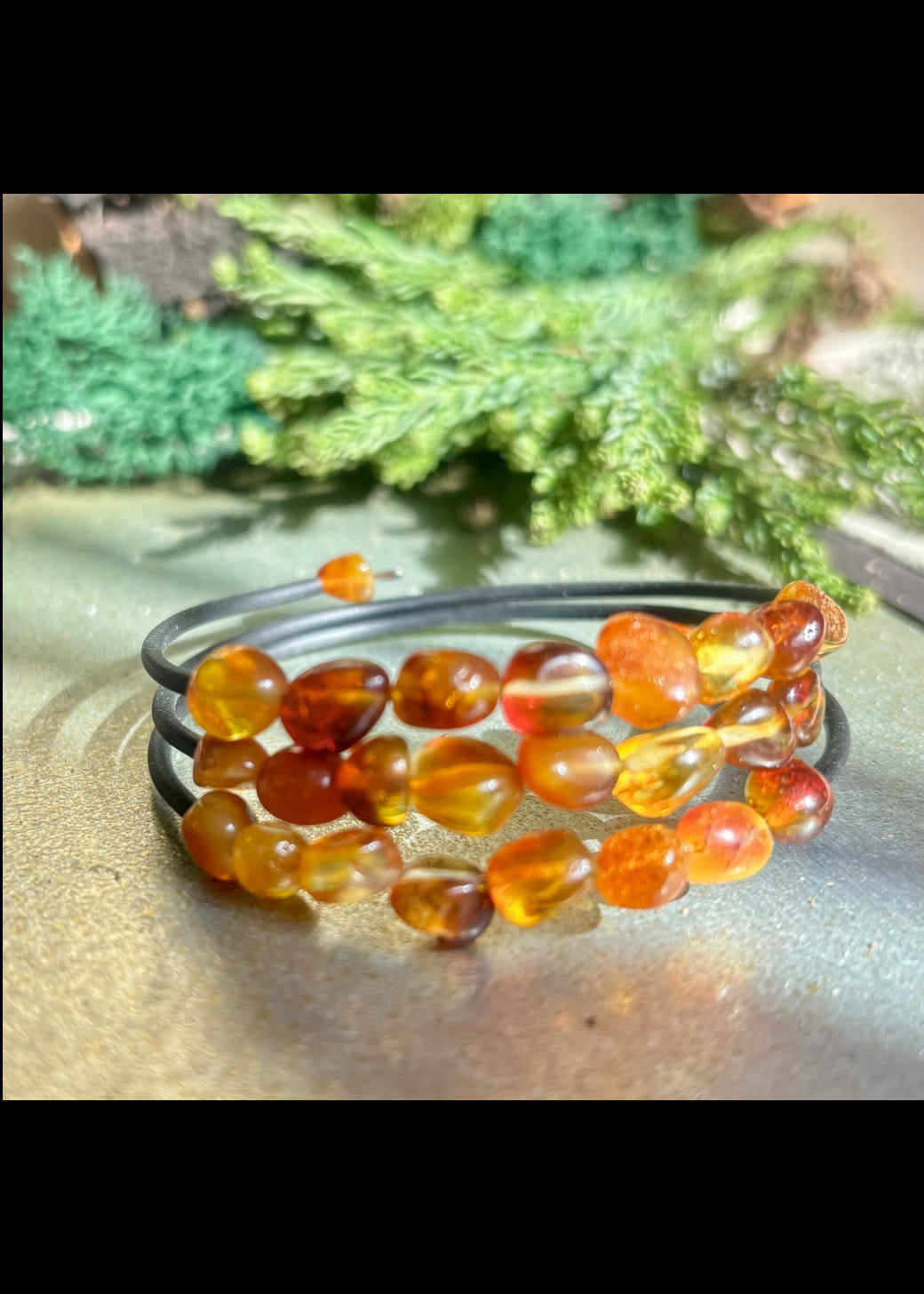 Modernes Bernstein Armreif