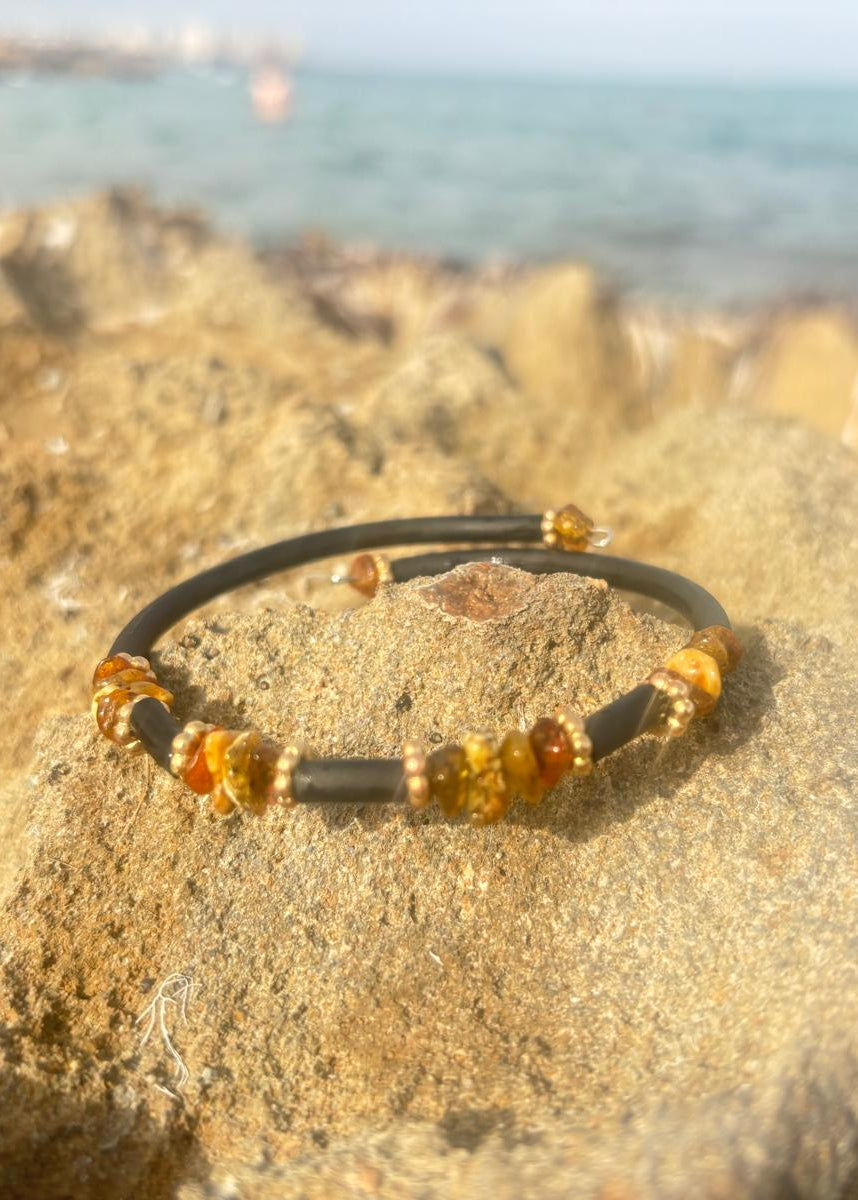 MinAmber Wickelband Bernstein Unisex
