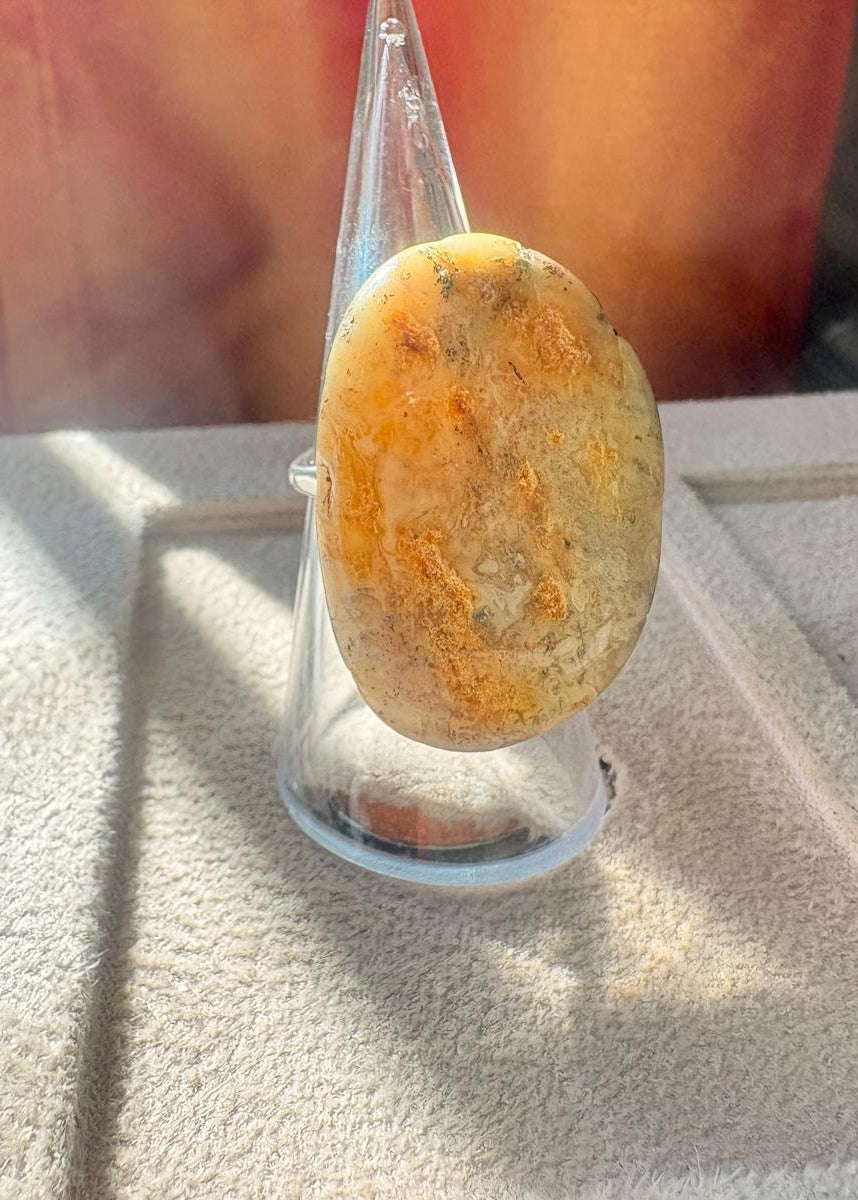 Kraftvoller Bernsteinring