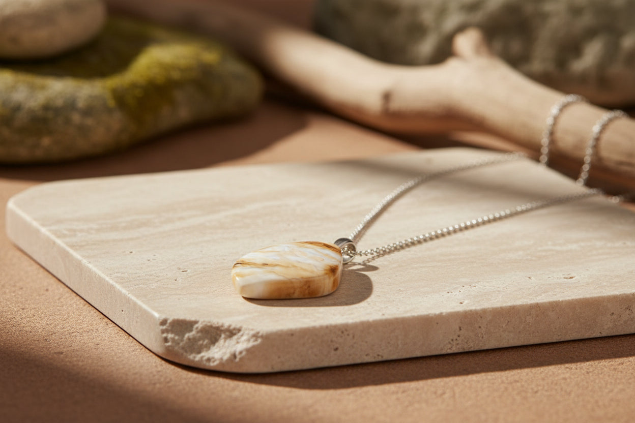 Wunderschöner Bernstein Anhänger mit Seltener Farbe