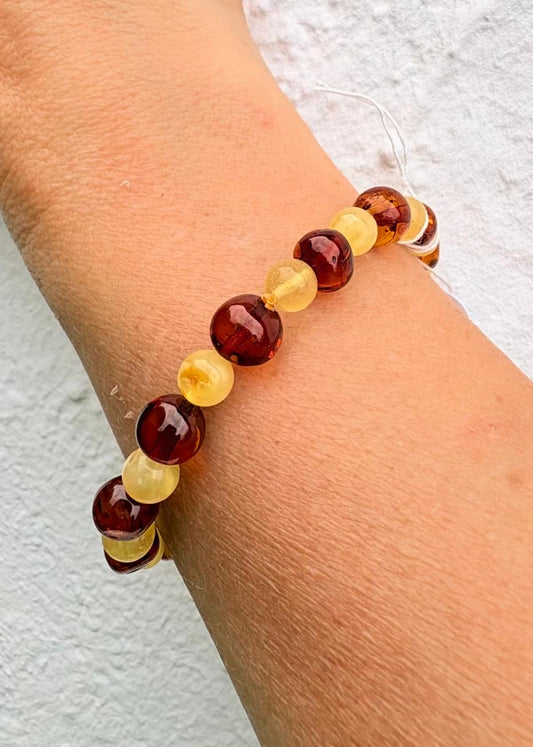 Armband aus echtem Bernstein