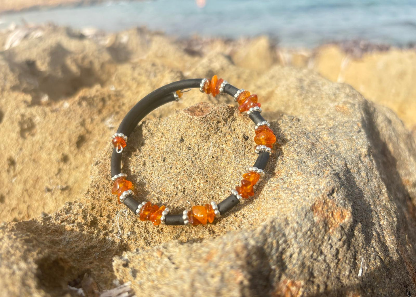 MinAmber Wickelband Bernstein Unisex
