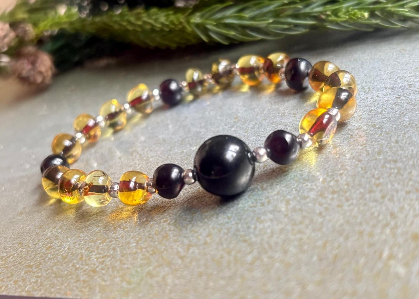 Moderne Armband Bernstein