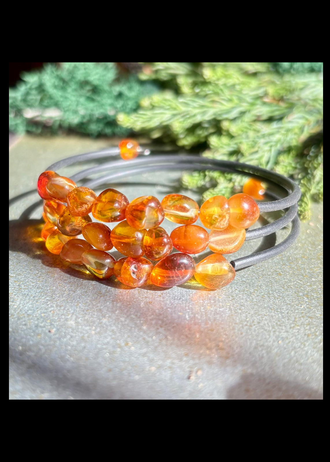 Modernes Bernstein Armreif