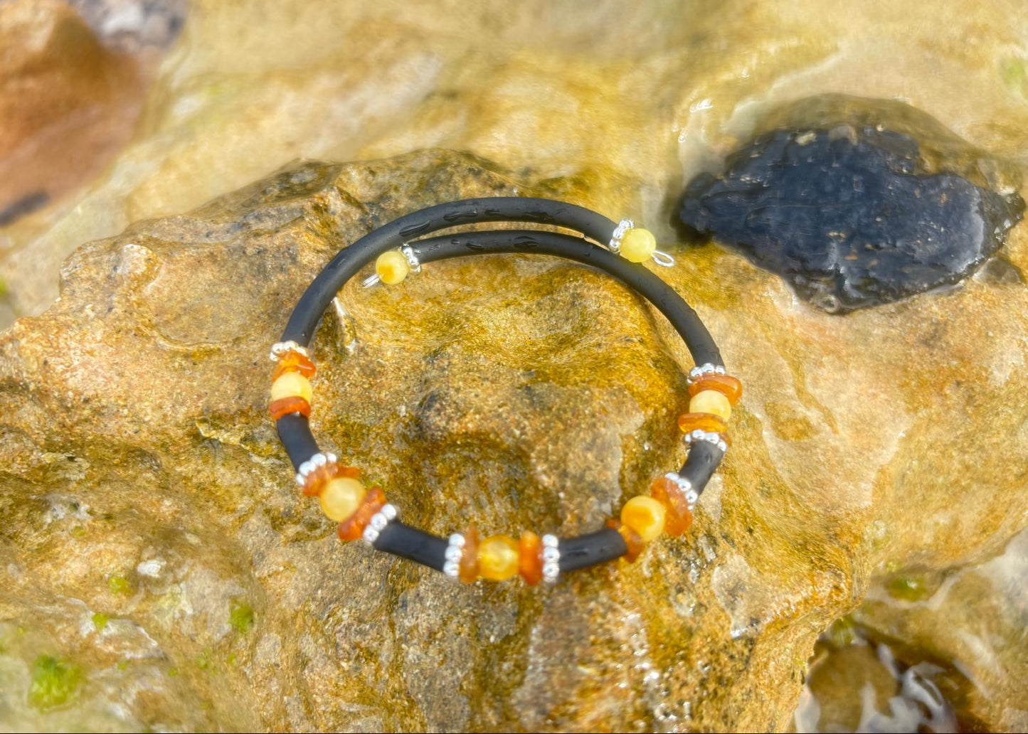 MinAmber Wickelband Bernstein Unisex