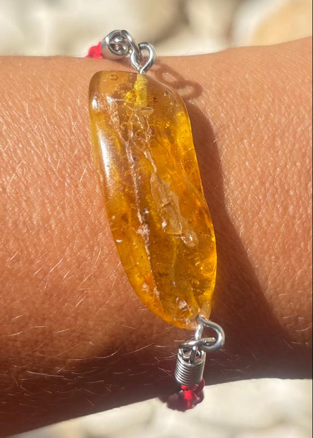 Bernstein Armband mit Inklusen