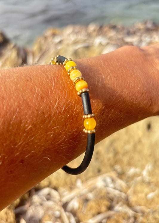 MinAmber Wickelband Bernstein Unisex