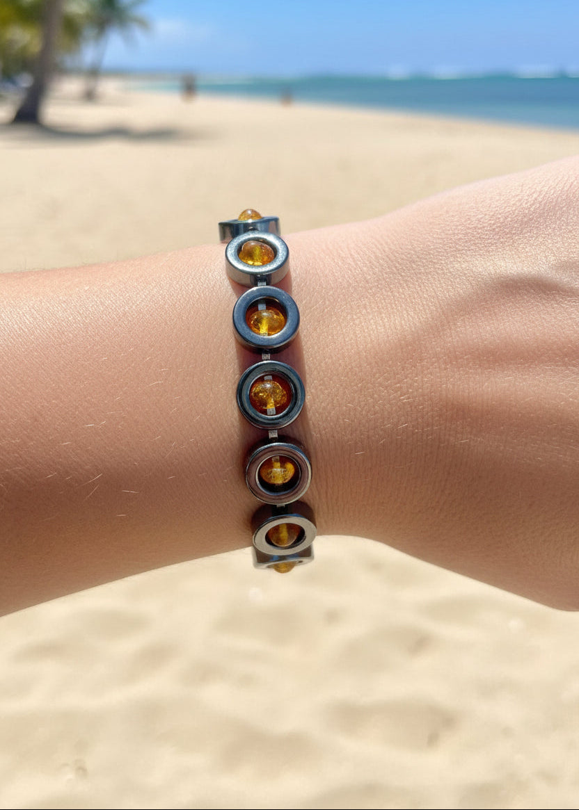 Bernstein Armband massiv
