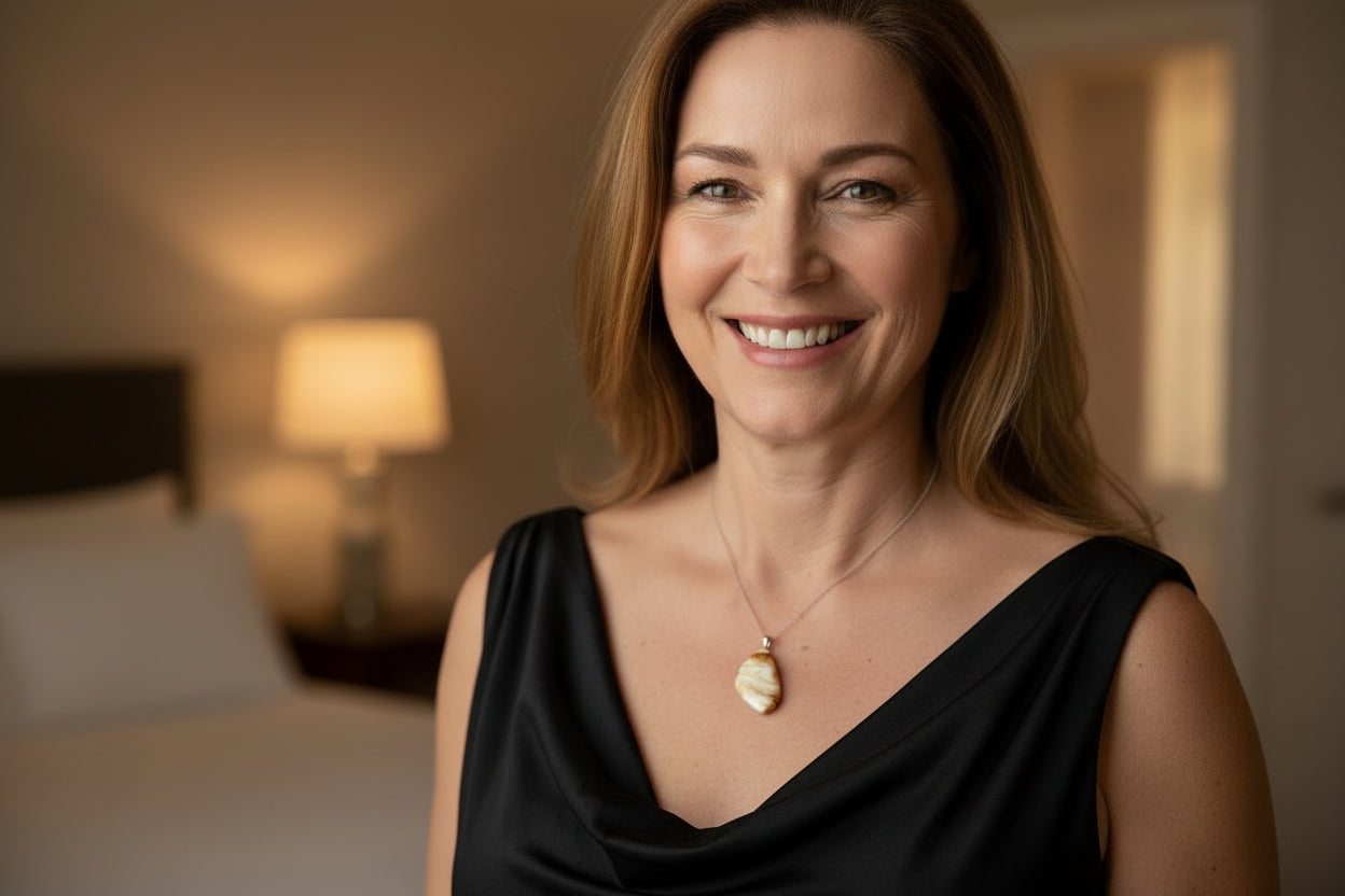 Wunderschöner Bernstein Anhänger mit Seltener Farbe