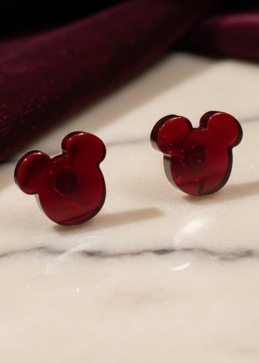Ohrstecker Mickymaus Kirsch