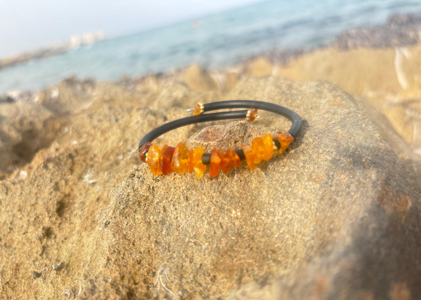 MinAmber Wickelband Bernstein Unisex