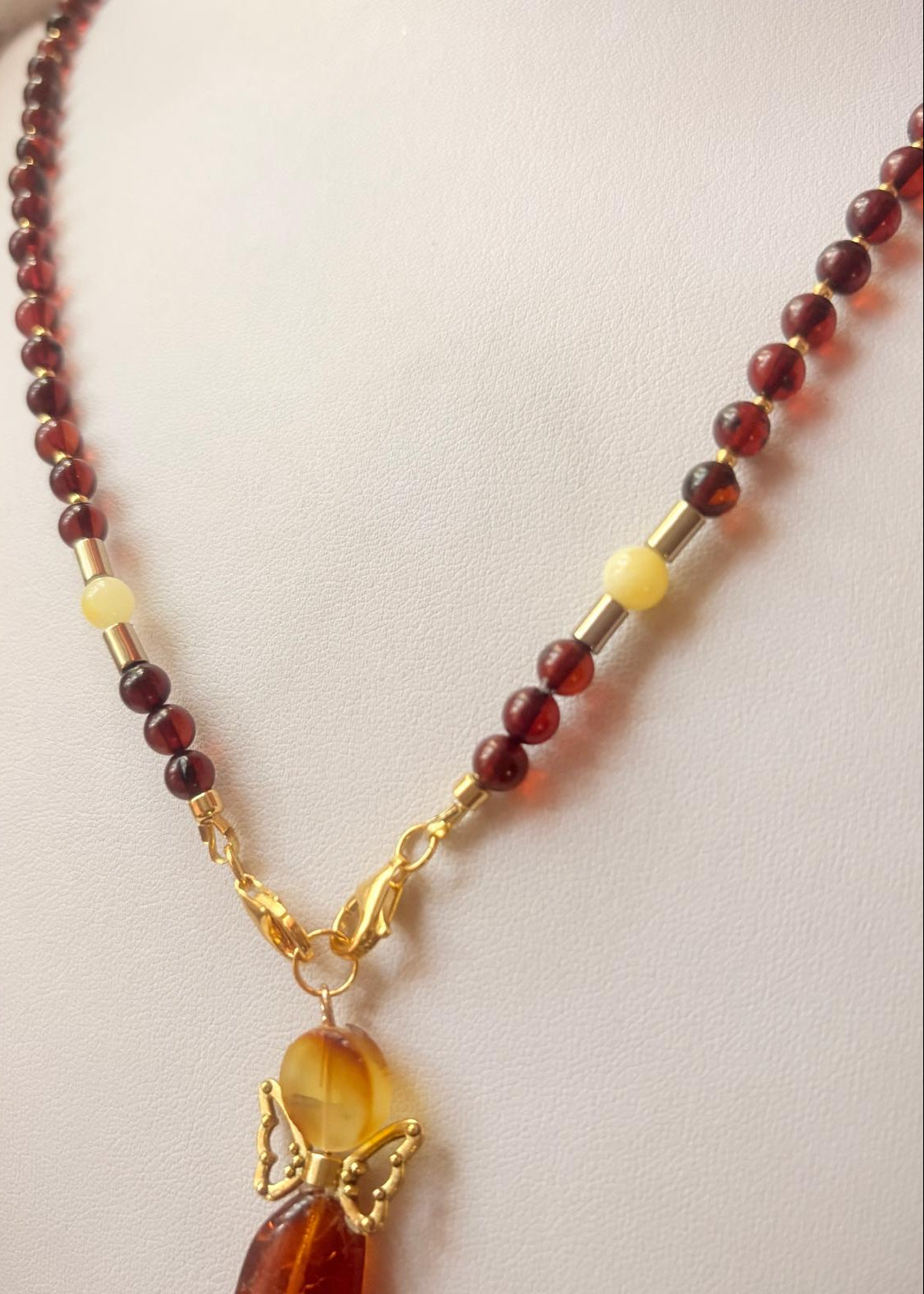 Bernstein Brillenkette-Kette elegant