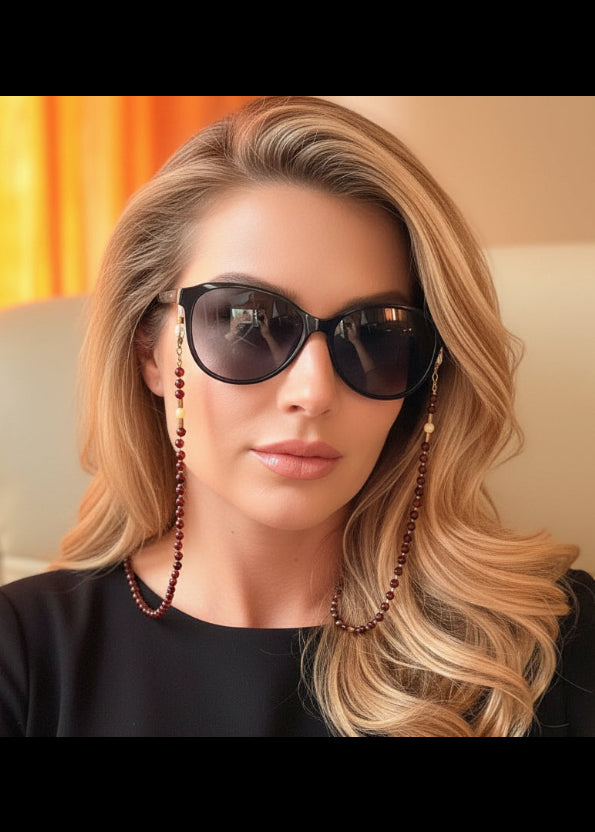 Bernstein Brillenkette-Kette elegant