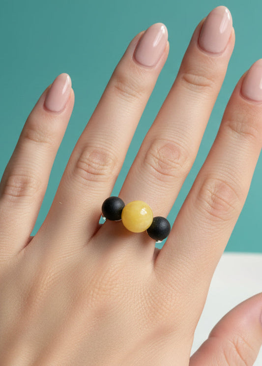 Schöner Ring Bernstein modern