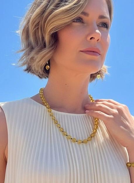 Schönes Damen Set aus Bernstein