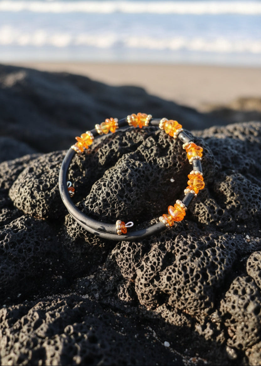 MinAmber Wickelband Bernstein Unisex