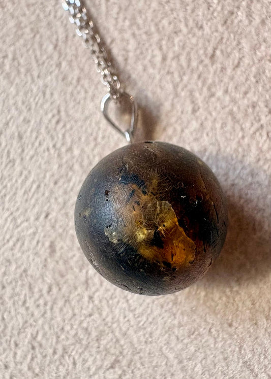 Anhänger Kugelform  Bernstein