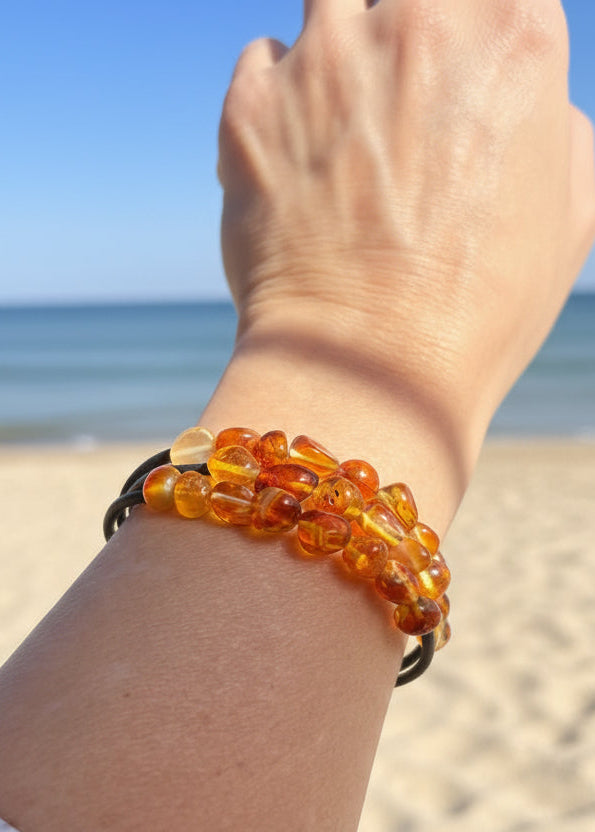 Modernes Bernstein Armreif