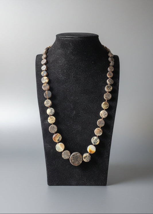 Damen Bernsteinkette Modern