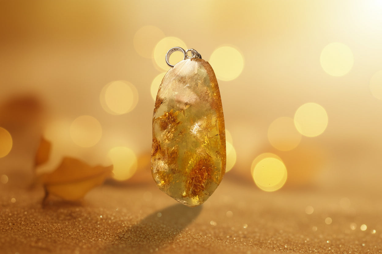 Schöner Bernstein-Anhänger aus natürlichen baltischen Bernstein