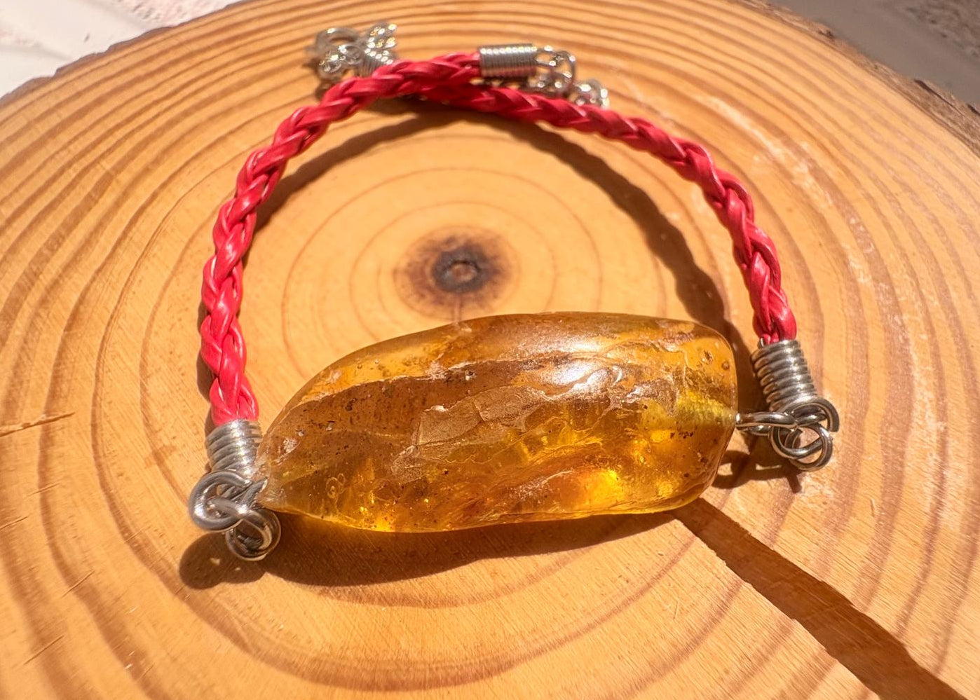 Bernstein Armband mit Inklusen