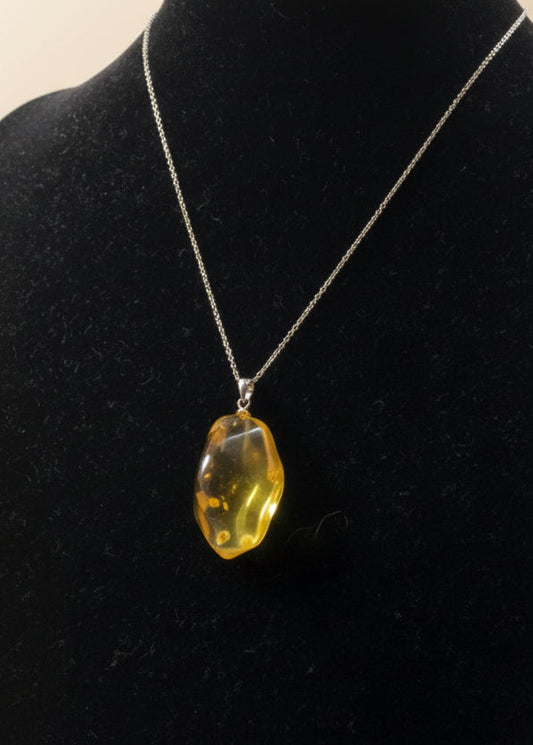 Schöner Anhänger Unisex  Zitronengelb