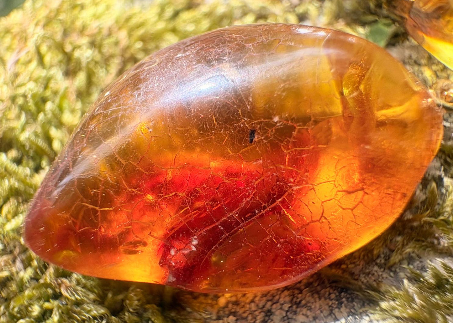 Bernstein-Anhänger mit Inklusen