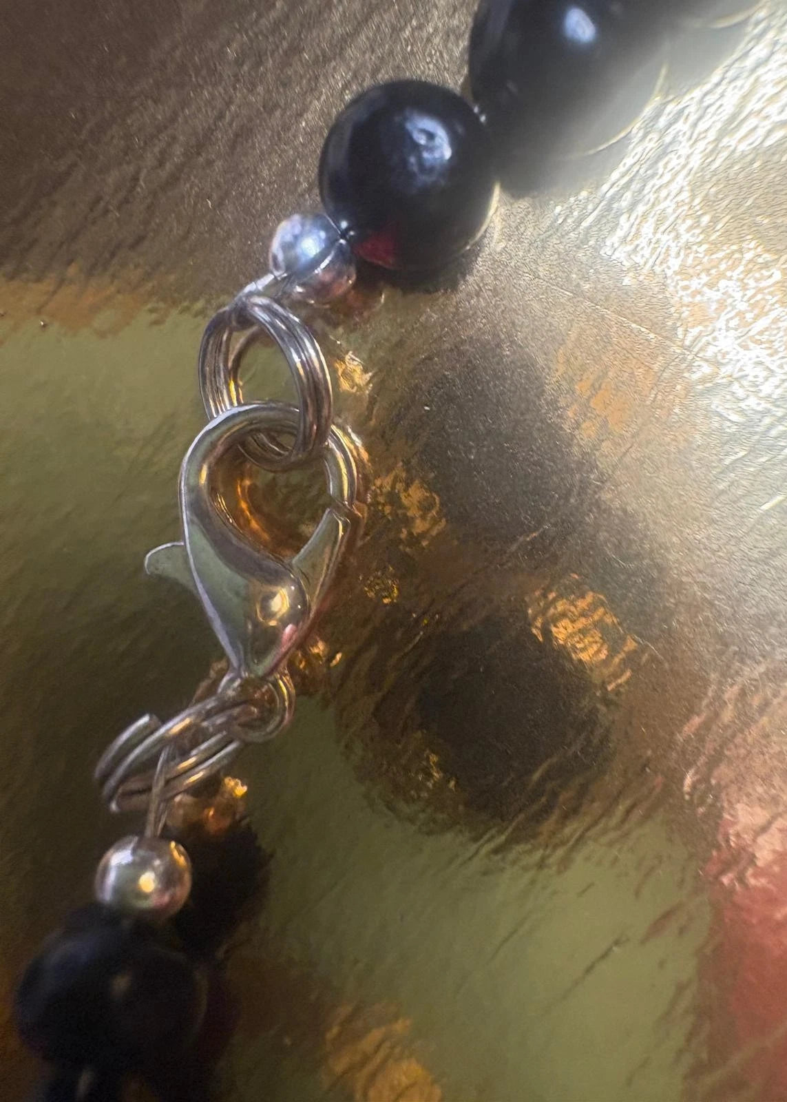 Handgearbeitete Halskette und Armband aus Naturbernstein im Set